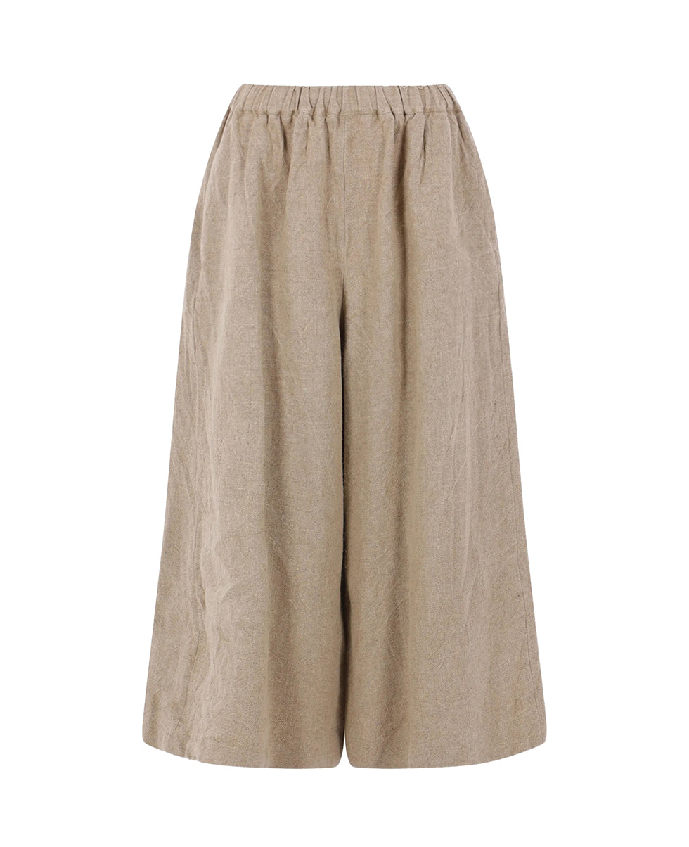 Linen Wide Trousers