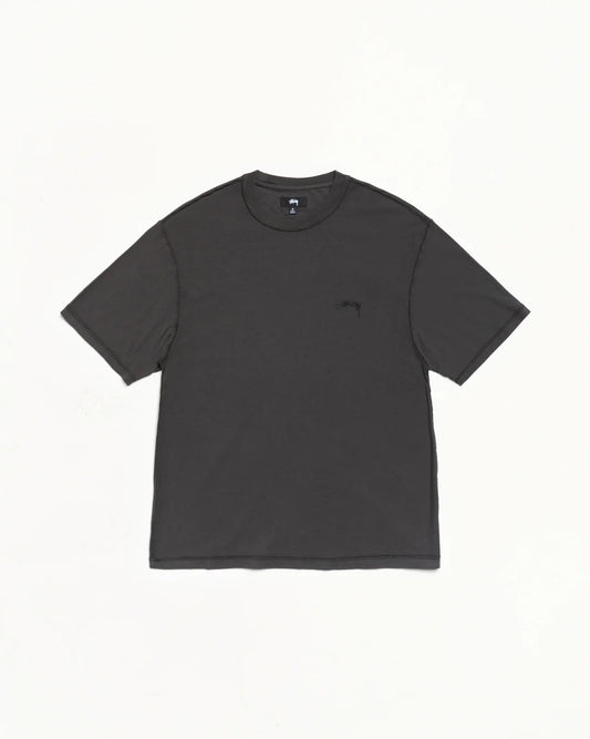 Vintage Black Lazy Cotton T-Shirt