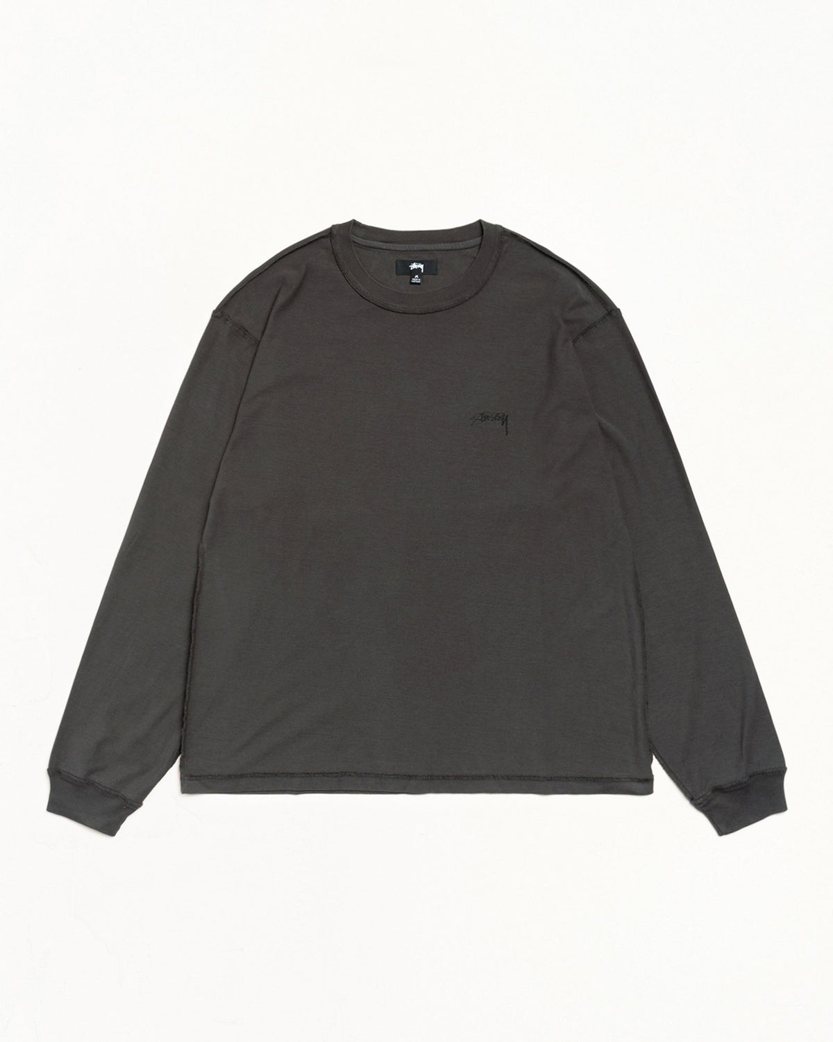 Vintage Black Lazy LS Tee