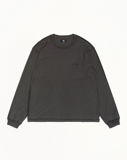 Vintage Black Lazy LS Tee