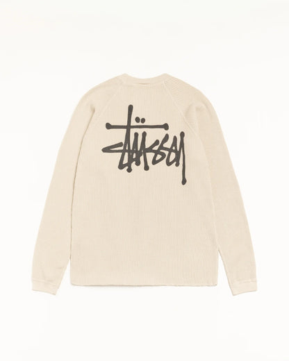 Bone Raglan Thermal Basic Stock