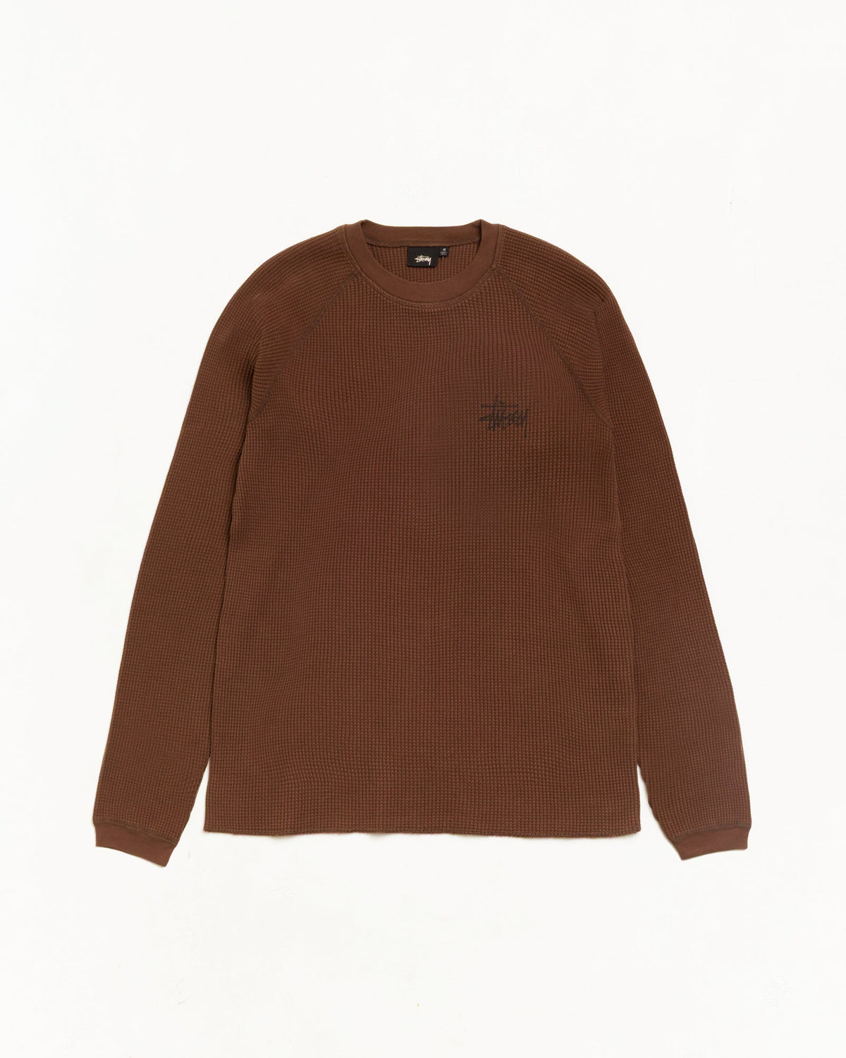 Brown Raglan Thermal Basic Stock