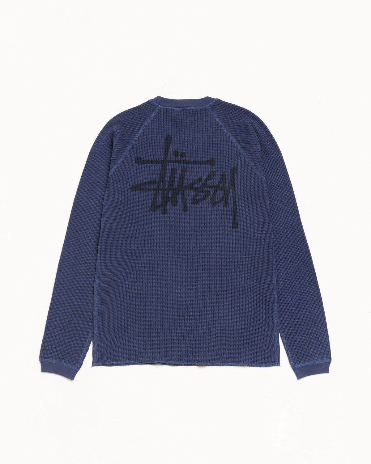 Navy Raglan Thermal Basic Stock