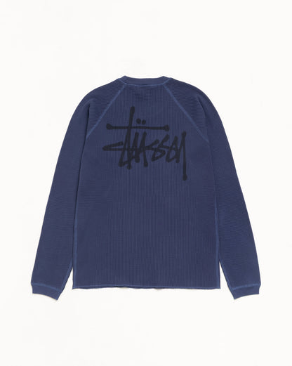 Navy Raglan Thermal Basic Stock