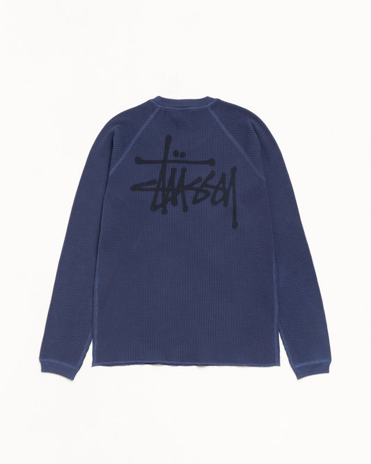 Navy Raglan Thermal Basic Stock