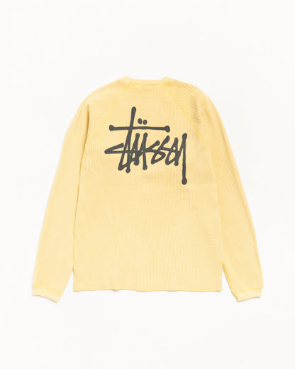 Pale Yellow Raglan Thermal Basic Stock