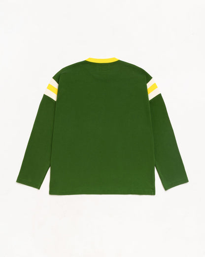 Green LS Ringer Tee