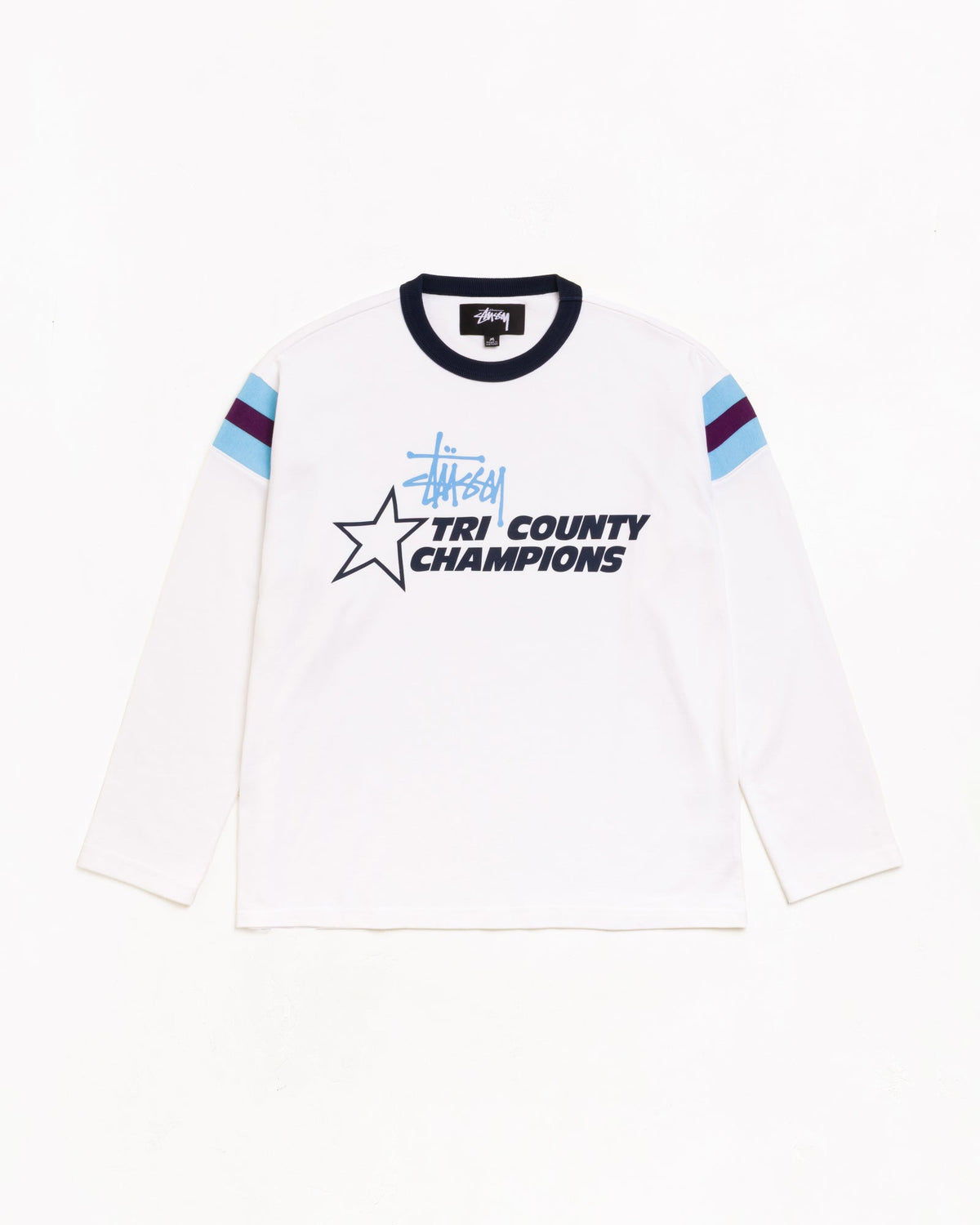 White LS Ringer Tee