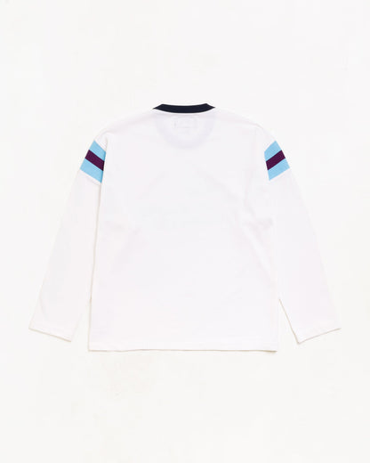 White LS Ringer Tee