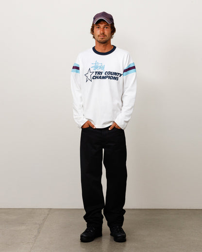 White LS Ringer Tee