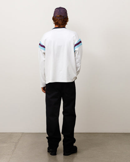 White LS Ringer Tee