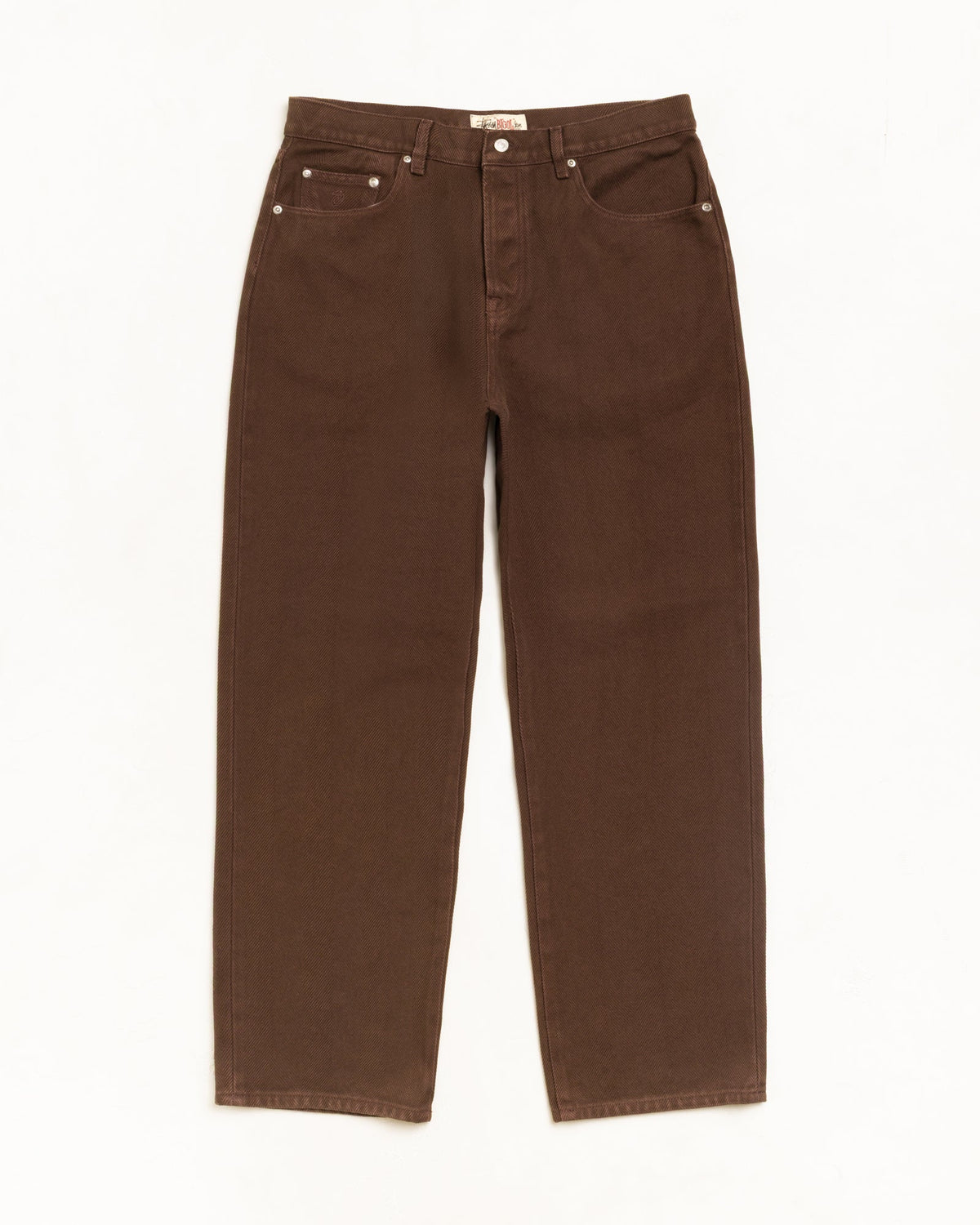 Brown Big Ol Jeans Overdyed