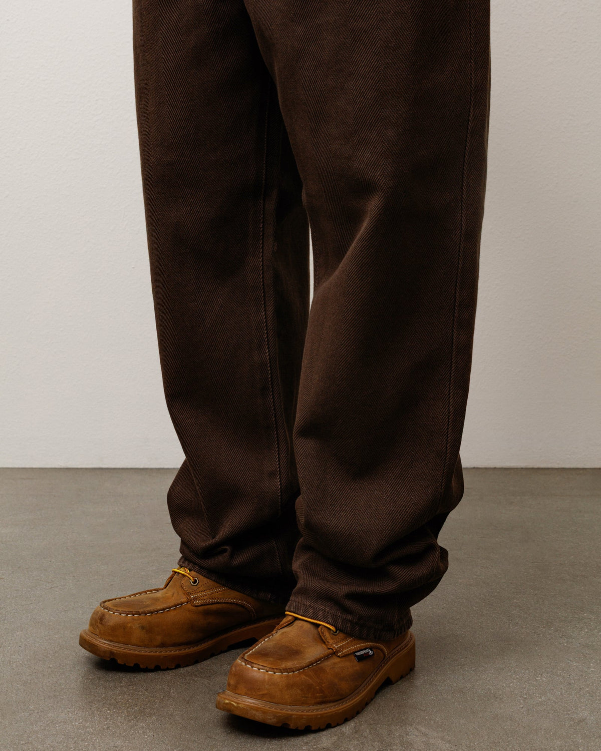 Brown Big Ol Jeans Overdyed
