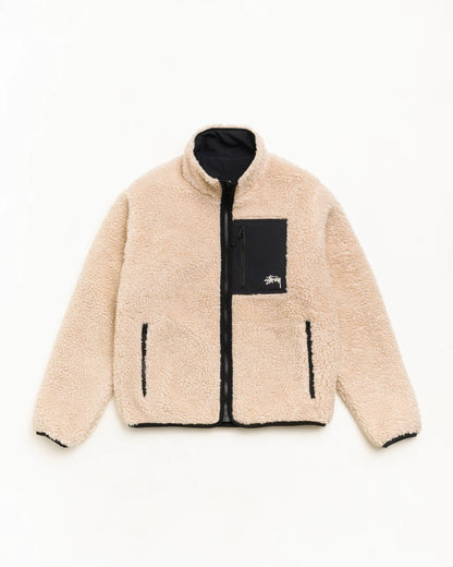 Beige Sherpa Jacket