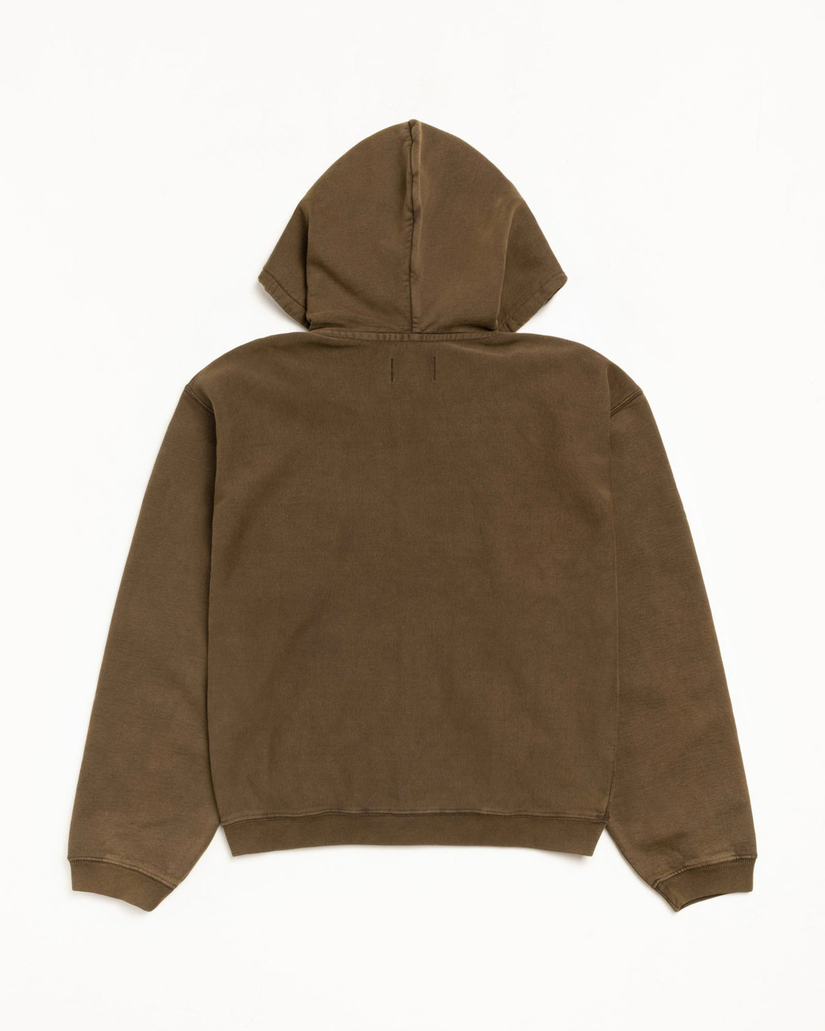 Olive Graphic Zip Hood