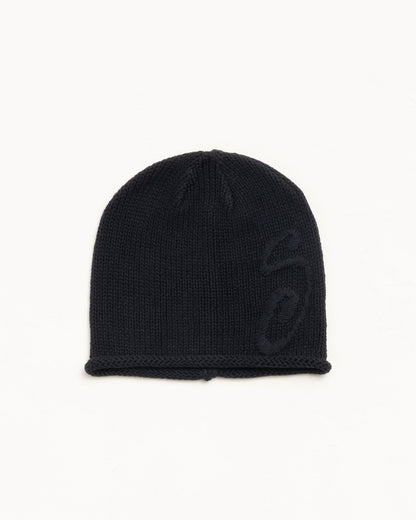 Black Knit Skullcap