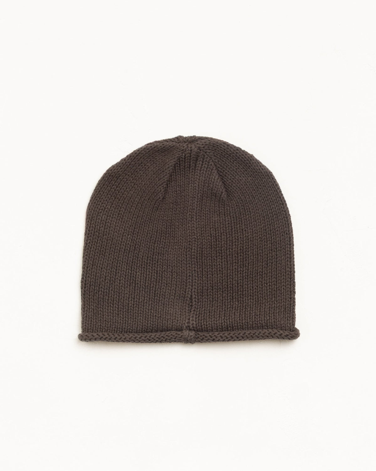 Brown Knit Skullcap