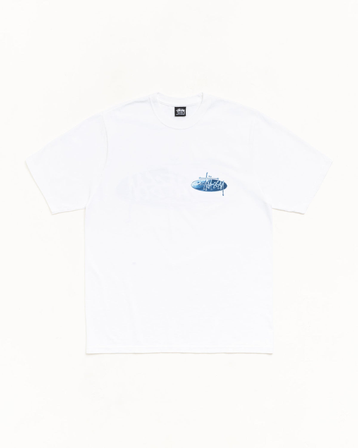 White Wave Oval Tee