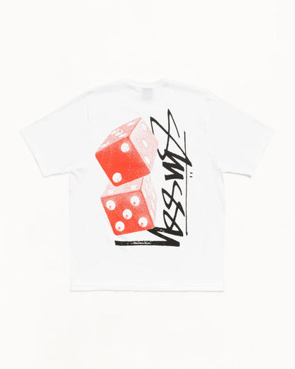 White Tall Dice Tee