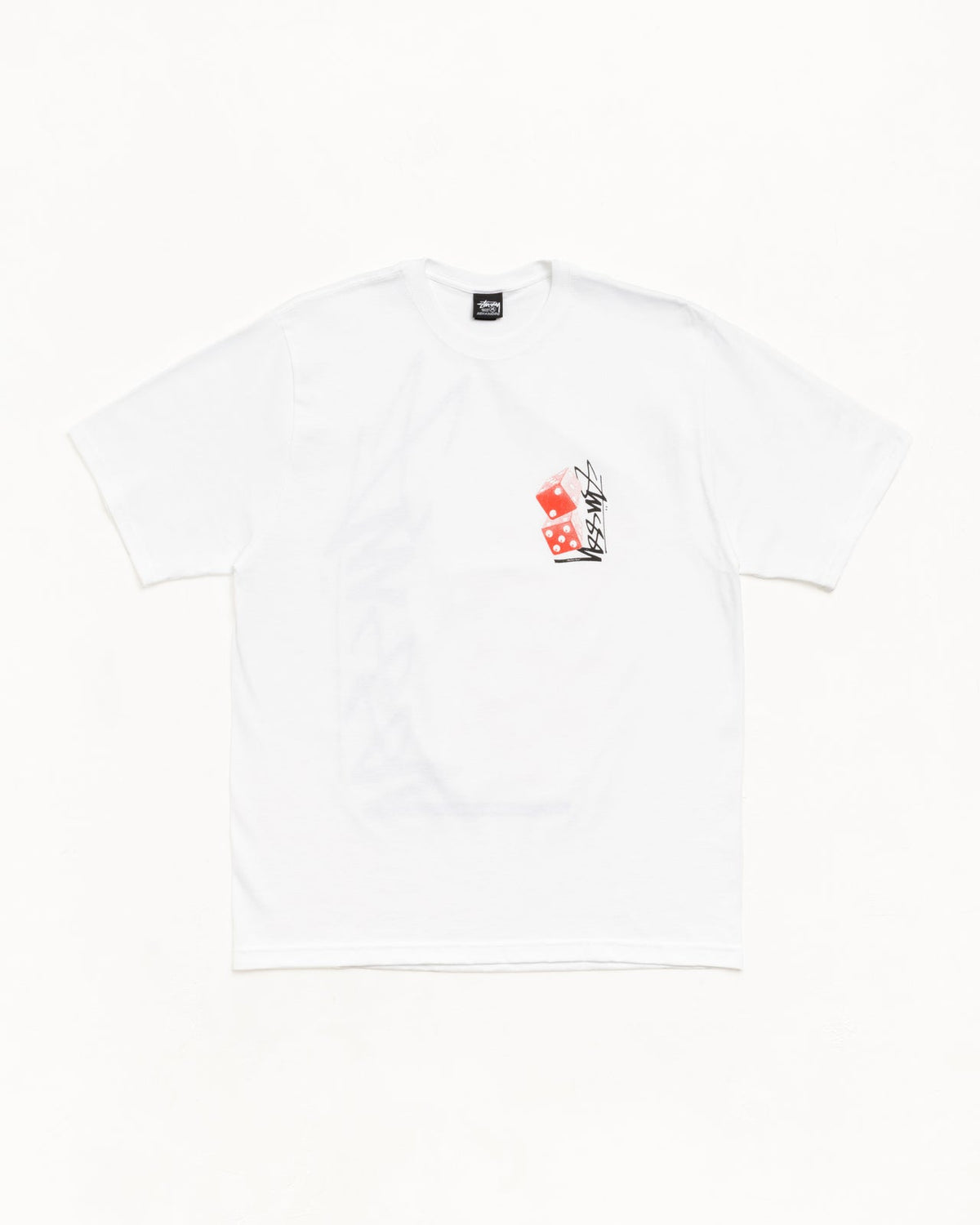 White Tall Dice Tee