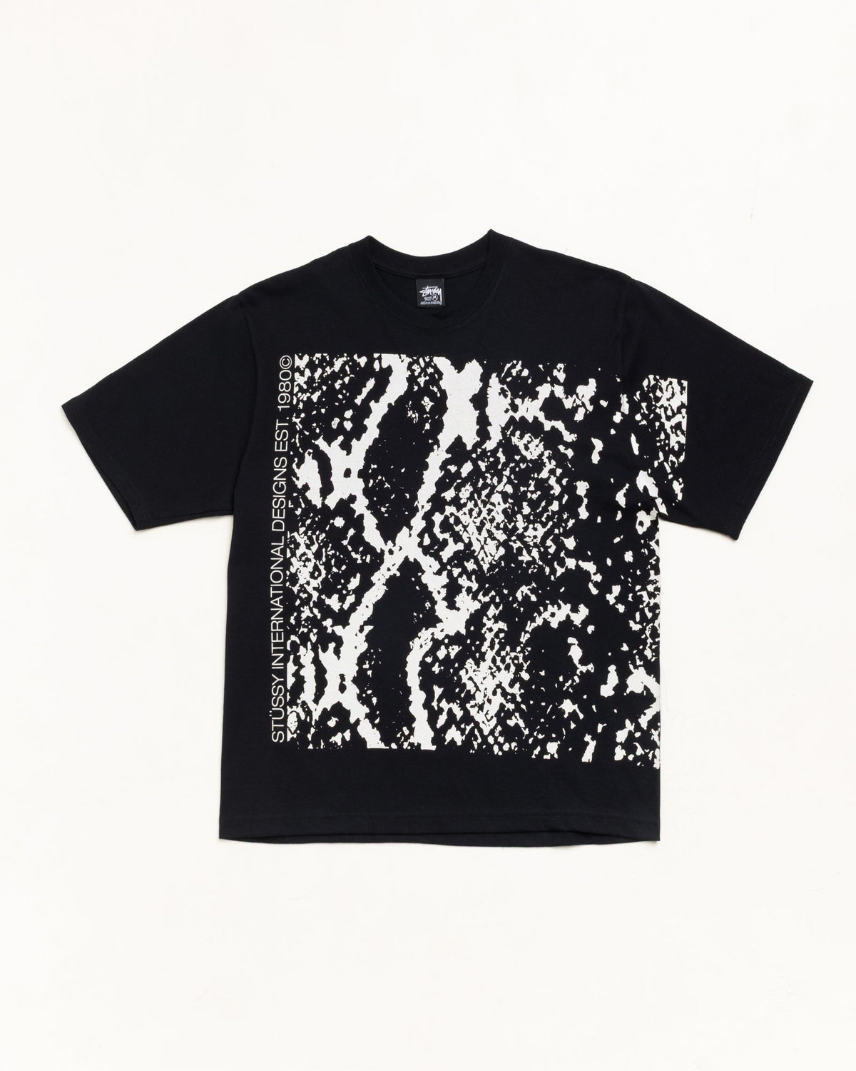 Black Snakeskin Tee