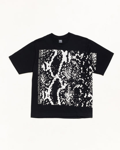 Black Snakeskin Tee