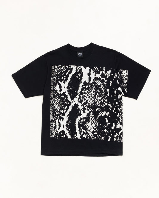 Black Snakeskin Tee