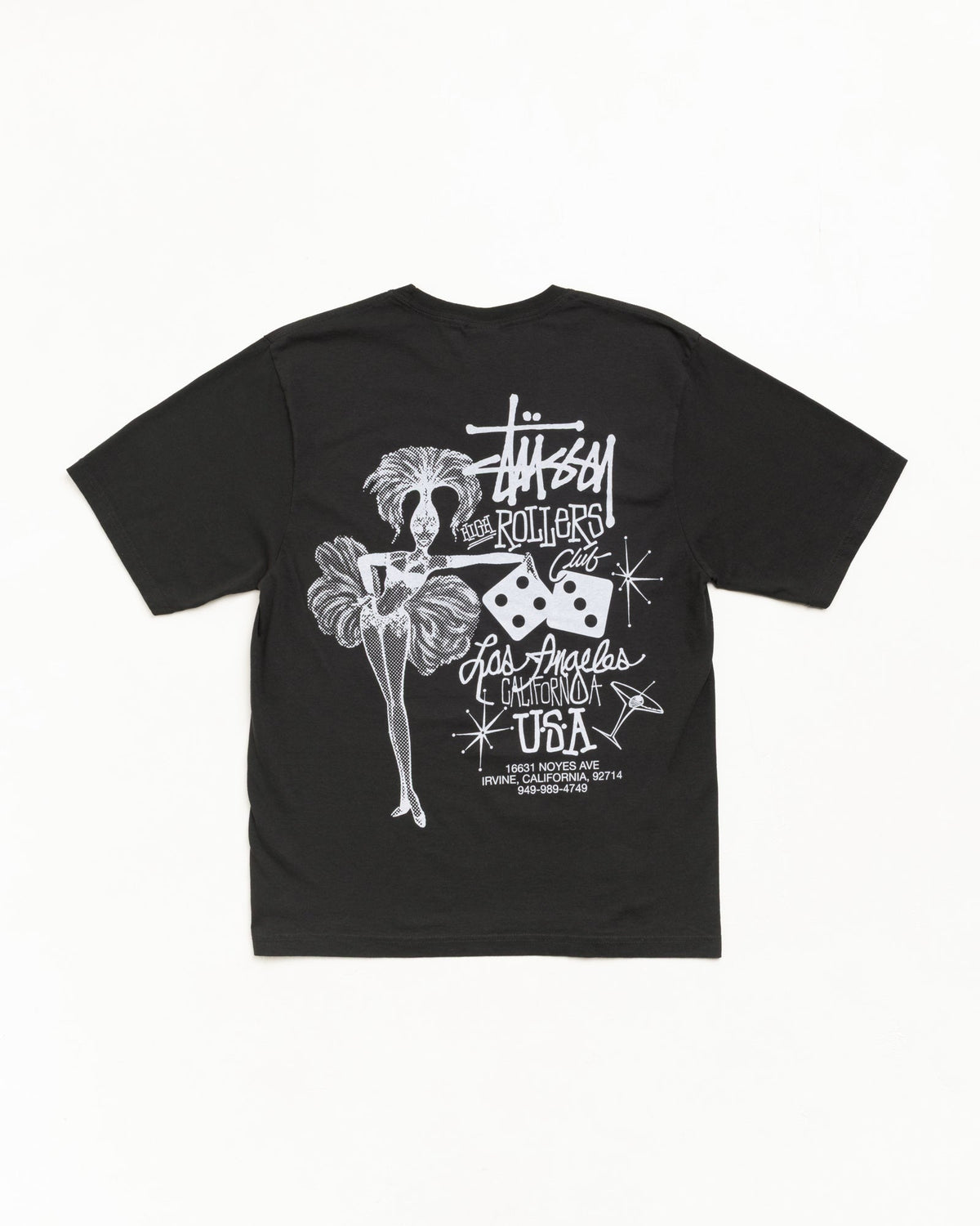 Black Rollers Pigment Dyed Tee