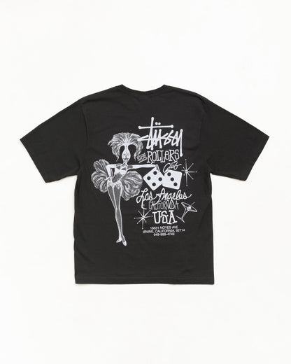 Black Rollers Pigment Dyed Tee