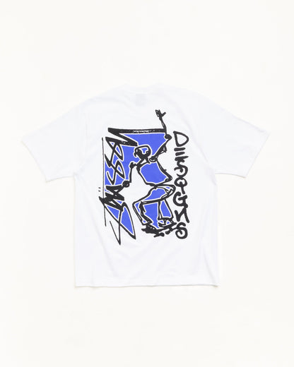 White Sk8 Tee