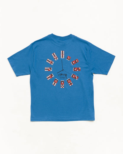 Blue Dice Clock Tee