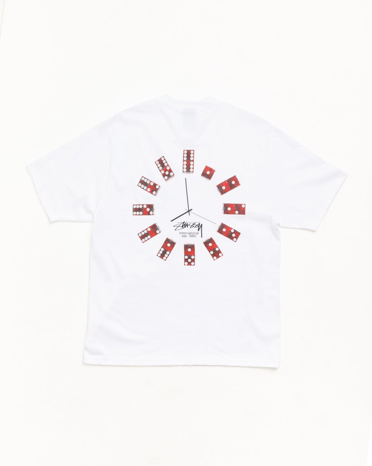 White Dice Clock Tee
