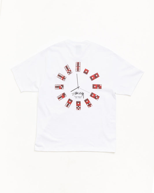 White Dice Clock Tee