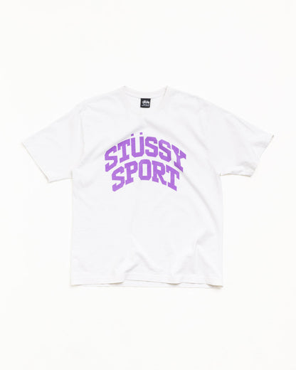 White Block Sport Tee