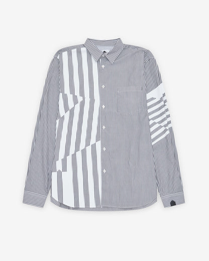 Black Striped Cotton Shirt