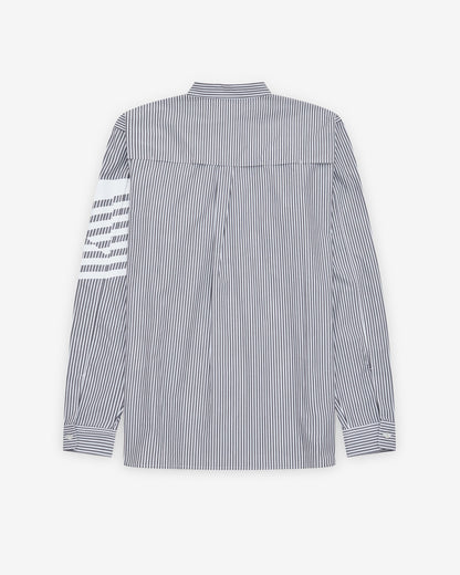 Black Striped Cotton Shirt