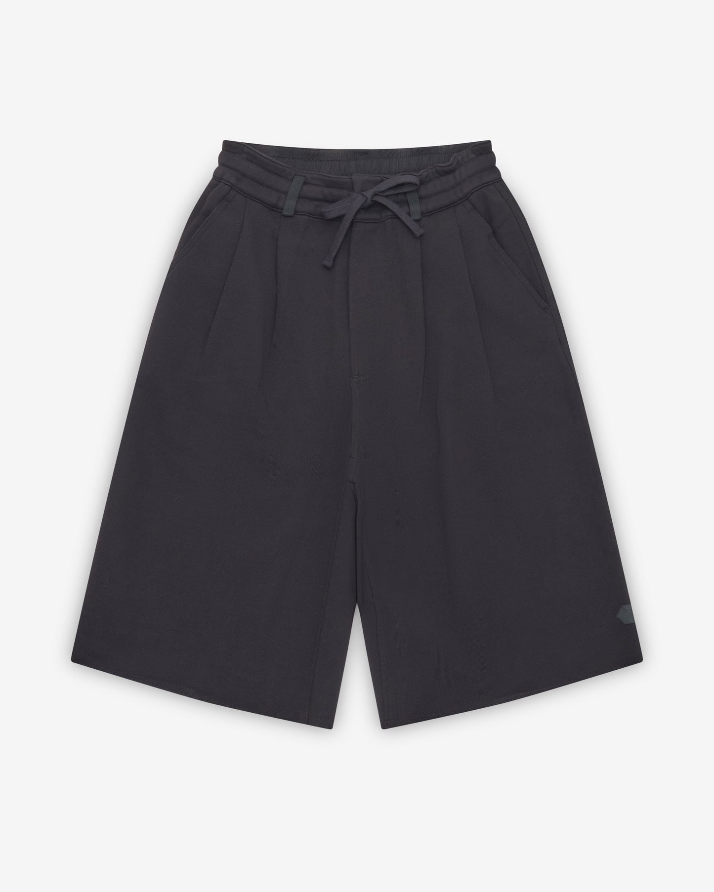 Black Wide Shorts