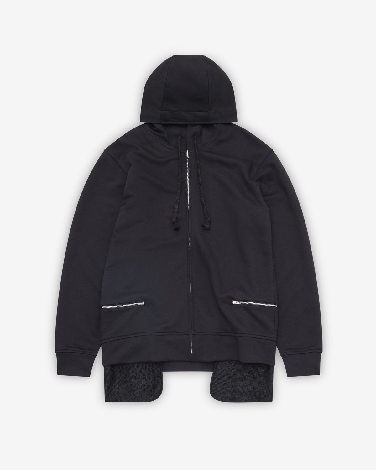 Black Zip Pocket sHoodie