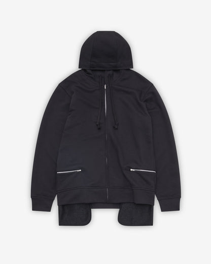 Black Zip Pocket sHoodie
