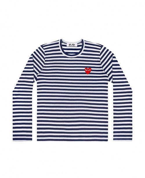 Blue Stripes Cotton T-Shirt