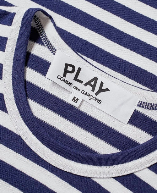 Blue Stripes Cotton T-Shirt