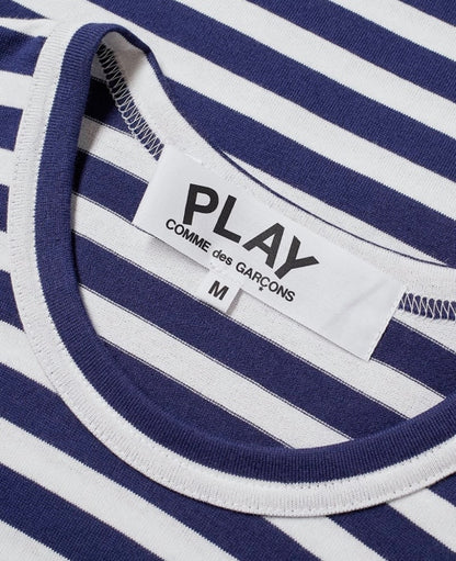 Blue Stripes Cotton T-Shirt
