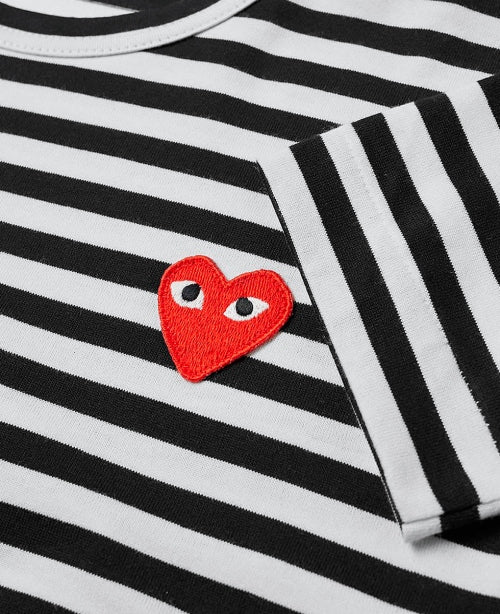 Black Stripes Cotton T-Shirt