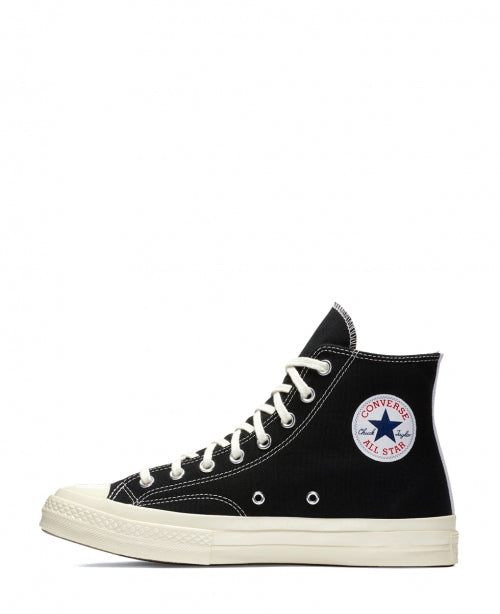 Black High Converse Heart