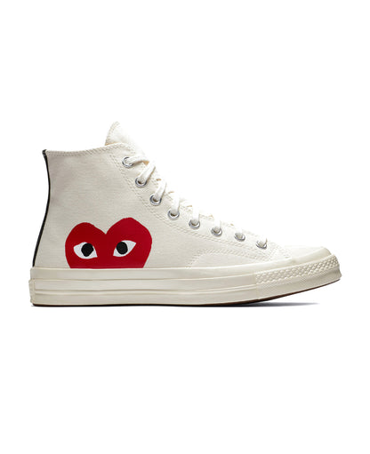 White High Converse Heart