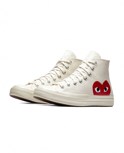 White High Converse Heart