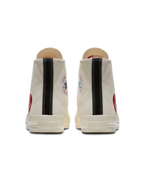 White High Converse Heart