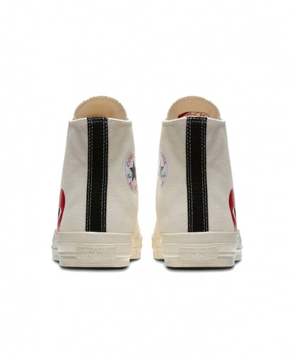 White High Converse Heart