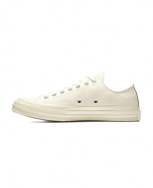 White Low Converse Heart