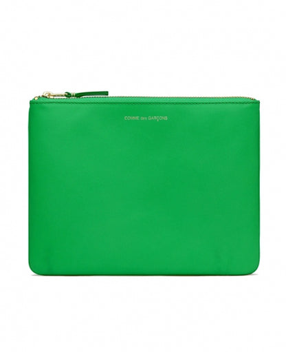 Green Large Leather Wallet